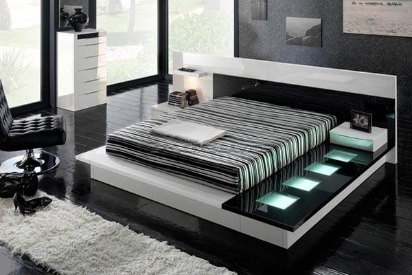 dormitorio-blanco-negro